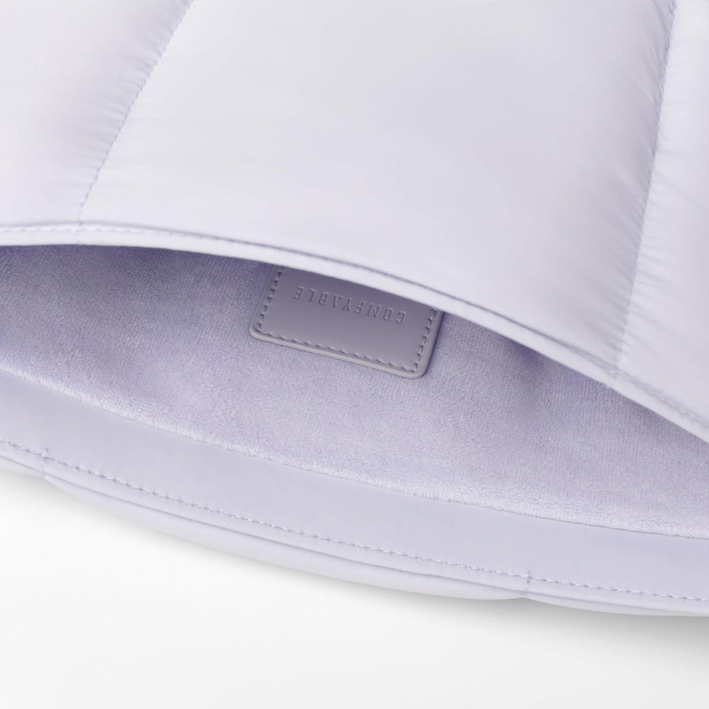 Comfyable Puffy Laptop Sleeve 15 Inch 16 Inch, Quilted Puffer Laptop Carrying Case, Pillow Pouch Compatible for MacBook Air 15 in M4 2025 & MacBook Pro 16 in M4 2024, Lavender