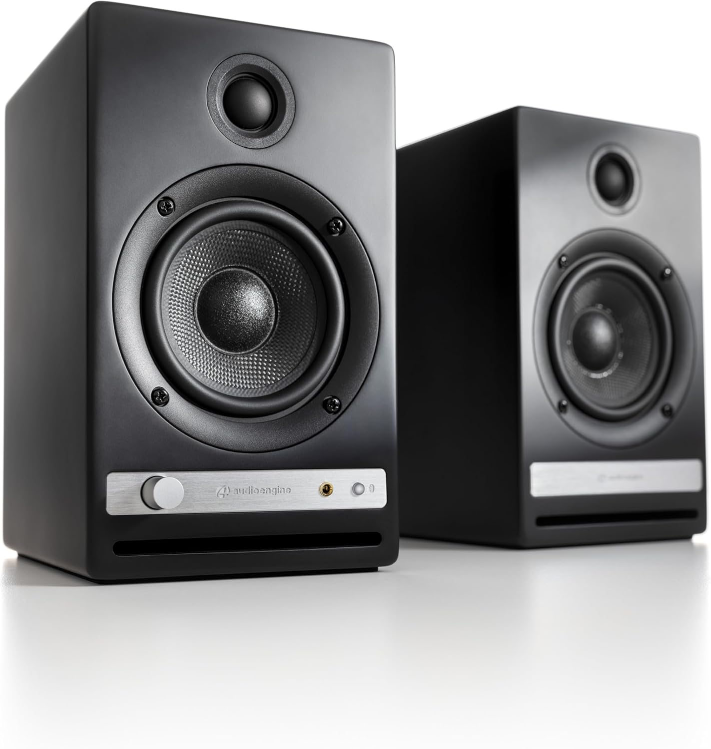 Audioengine HD4 24 Bit Bluetooth Bookshelf Speakers - TVs, Desktops, Stereos, Music, Movies and Gaming - Bluetooth aptX Adaptive 5.3