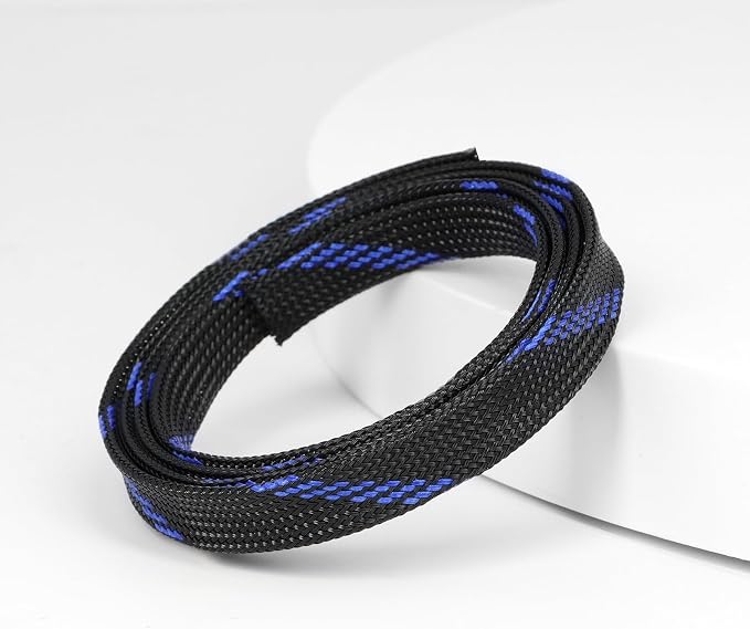 25ft PET Expandable Braided Cable Sleeve 5/8inch Pet Braided Cable Sleeve - Image 3