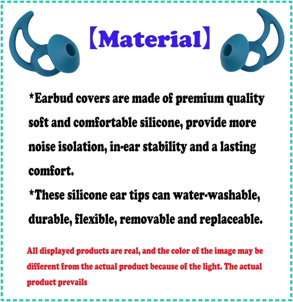 Earbud Tips 3 Pairs，Medium Silicone Earbud Tips Compatible with Bose QuietComfort Earbuds and Sport Earbuds