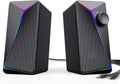 ROSON Computer Speakers, Gaming PC Speakers with Enhanced Bass and Volume Control, Stereo 2.0 USB Powered 3.5mm Aux Multimedia Speakers for Laptop/Desktop/Tablets/Phone