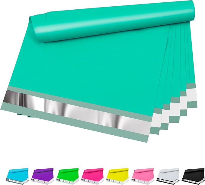 Poly Mailers 14.5x19 inch 50 Pcs, Plastic Mailing Envelopes by VAPULCIO