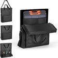 Bag for Portable Solar Panel 100w 200w,Waterproof Solar Panel Carrying Case Compatible with Jackery Solarsaga,Padded Travel Solar Protector Case with Accessory Pocket