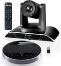 20x Zoom Conference Room Camera System TONGVEO All-in-1 Video and Audio Conferencing System 20X Optical Zoom USB3.0 HDMI PTZ Camera and Conference speaker with microphone Bundle for large Meeting Room