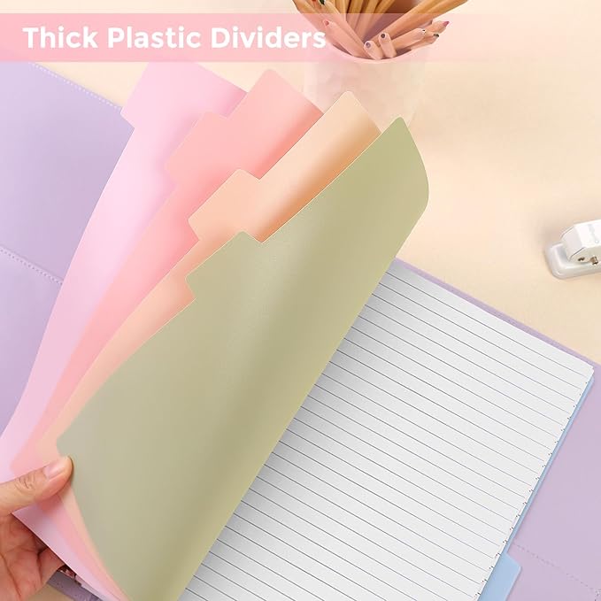 SKYDUE 8 Tab Durable Plastic Dividers - Image 5