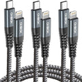 ohbox Long USB C to Lightning Cable 10FT 3Pack iPhone Charger Fast Charging Cord Type C to Lightning Cable for iPhone 14 13 12 11 Pro Max XR XS 8 Plus iPad