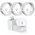 iPhone 16 15 Pro Charger Fast Charging,20W Fast USB C Charger Block 3Pack USBC Type C Fast Charging 6FT Woven Charge Cable for Apple iPhone16 Pro Max/16e/16 Pro/16 Plus/15/15 Pro Max/iPad Pro/AirPods