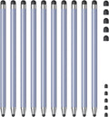 Stylus (10Pcs), Stylus Pen for Touchscreen, High Precision and Sensitivity Stylus Pen for iPad/iPhone/Samsung/Android Smartphone and Tablets, Compatible with All Capacitive Touch Screen (Blue)
