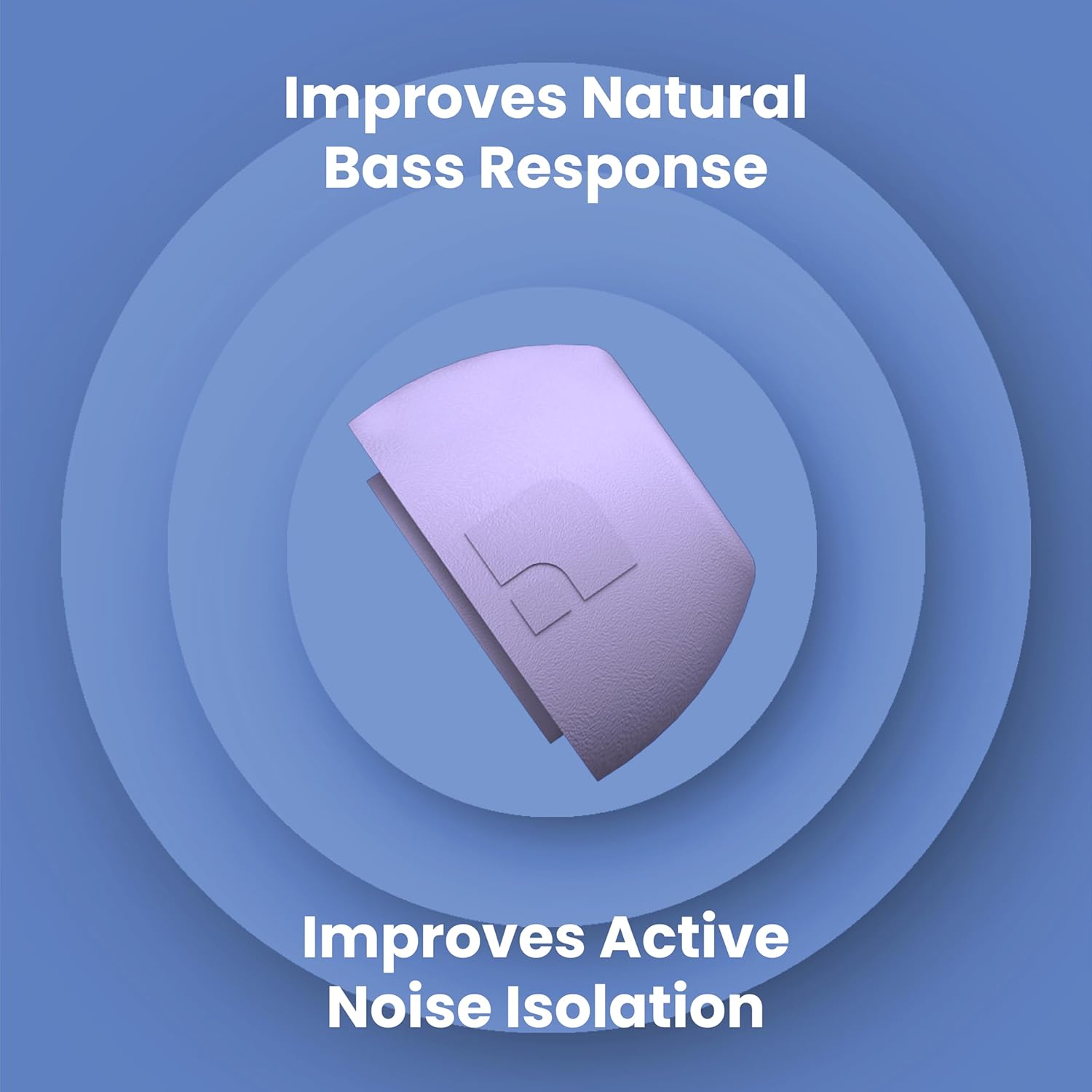 Foam Masters Ultra-Premium Memory Foam Ear Tips for AirPods Pro 1st & 2nd Gen | 3 Pairs | Black Magic Ver 6.0 | Secure | Comfort | Better Noise Cancel | Replacement Buds – Lilac Purple, Small