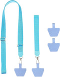 PATIKIL Smart Phone Lanyard with Wrist Strap and Patches for Most Smartphones ID Badges Keychain