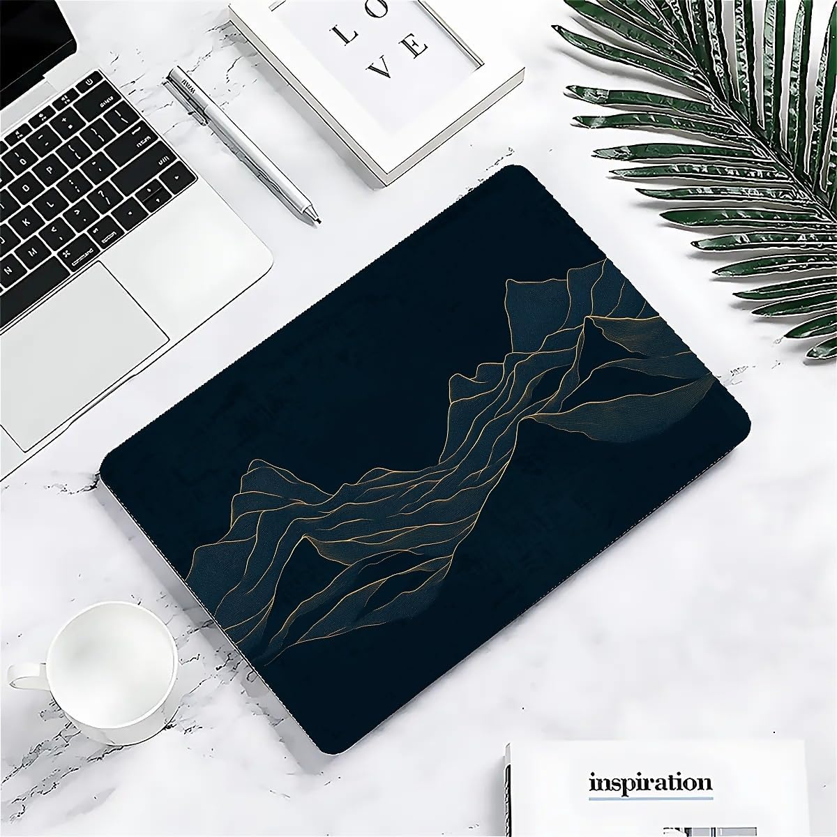 Compatible with MacBook Air 13.3 13.6 Inch Case 2022 2021 2020 2019 Plastic Hard Shell Case Cover,13.3 Air (A1932/A2179/A2337), Dark Mountains
