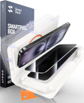 SMARTDEVIL 2 Pack for iPhone 16 Plus Privacy Screen Protector, Military Grade Shatterproof, 9H Hardness, Anti-Spy Tempered Glass, Fast & Easy Instlltion, Case Friendly