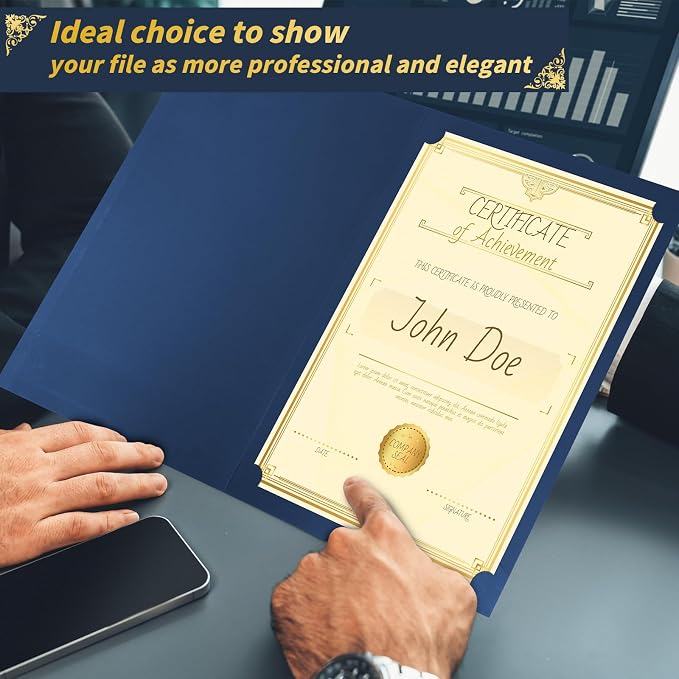 150 Pcs Certificate Holders Bulk, Document Covers - Image 5