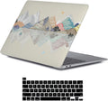 LanBaiLan Compatible for MacBook Pro 13 inch with Touch Bar 2022 2020 2019 2018 2017 2016 M1 M2 A2338 A2289 A2251 A2159 A1989 A1706 A1708, Laptop Protect Shell Case & Keyboard Cover, Mountain