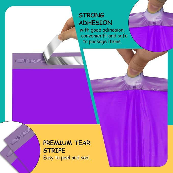 Poly Mailers 10x13 inch 25 Pcs, Waterproof and Tear-resistant Shipping Bags - Image 3