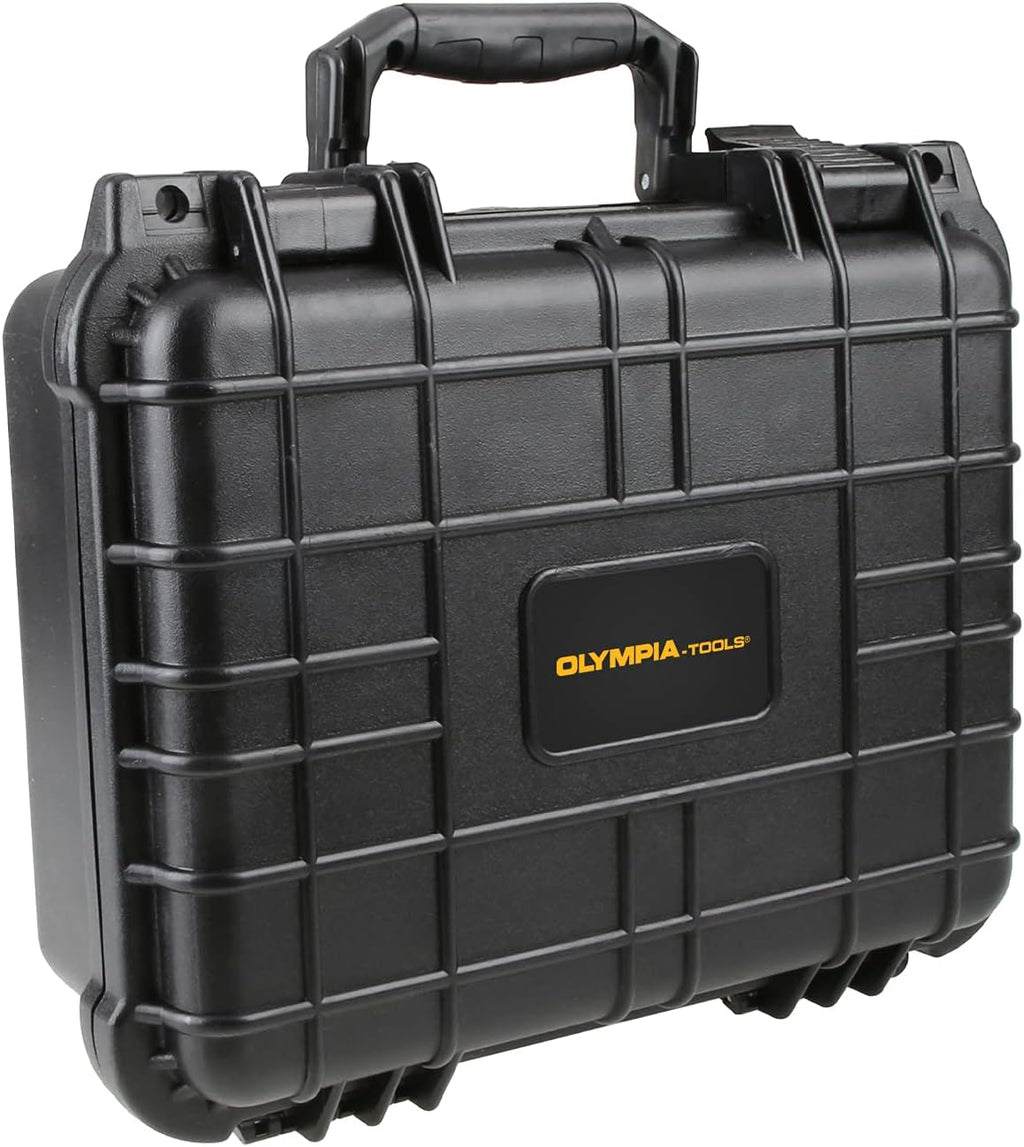 Olympia 13.47" Waterproof Hard Case with DIY Customizable Foam, Fit use of Gear, Equiment, Camera and so on