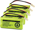 Kruta BT166342 BT266342 Battery 2.4V 800mah Replacement Battery Pack Compatible with for BT183342 BT283342 BT162342 BT262342 VTech CS6114 CS6419 CS6719 at&T EL52300 CL80111 Cordless Phone (Pack 4)