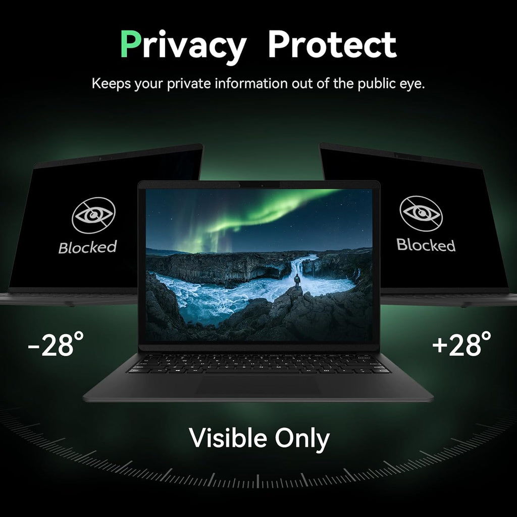 Magnetic 15 Inch Surface Laptop 5 Privacy Screen for Microsoft Surface Laptop 5/4/3/2/1, Removable Anti-Spy Filter Black Security Film, Anti Blue Light Filter Reusable Shield, Matte Bubble Free Guard