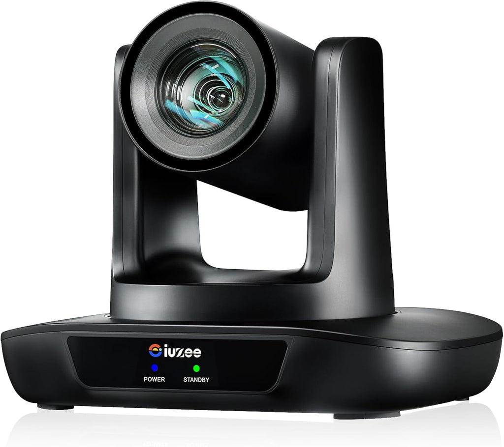 AI Auto Tracking PTZ Camera 3G-SDI/USB3.0/HDMI/LAN PoE 30X Optical and 8X Digital Zoom Live Streaming Camera 1080P 60FPS for Church Services Worship Education Events vMix OBS YouTube