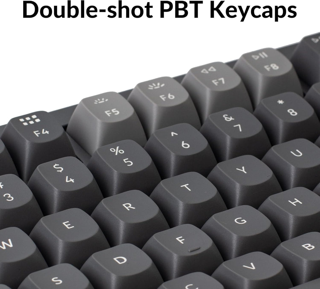 Keychron Q1 RGB Wired Custom Mechanical Keyboard Knob Version, 75% Layout QMK/VIA Programmable with Hot-swappable Gateron G Pro Blue Switch Double Gasket Compatible with Mac Windows Linux (Grey)