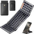 ProtoArc Backlit Foldable Keyboard, XK01 Plus Folding Portable Bluetooth Keyboard for Travel, True Full Size External Wireless Keyboards with Backlight for iPad Tablet Smartphone Laptop PC