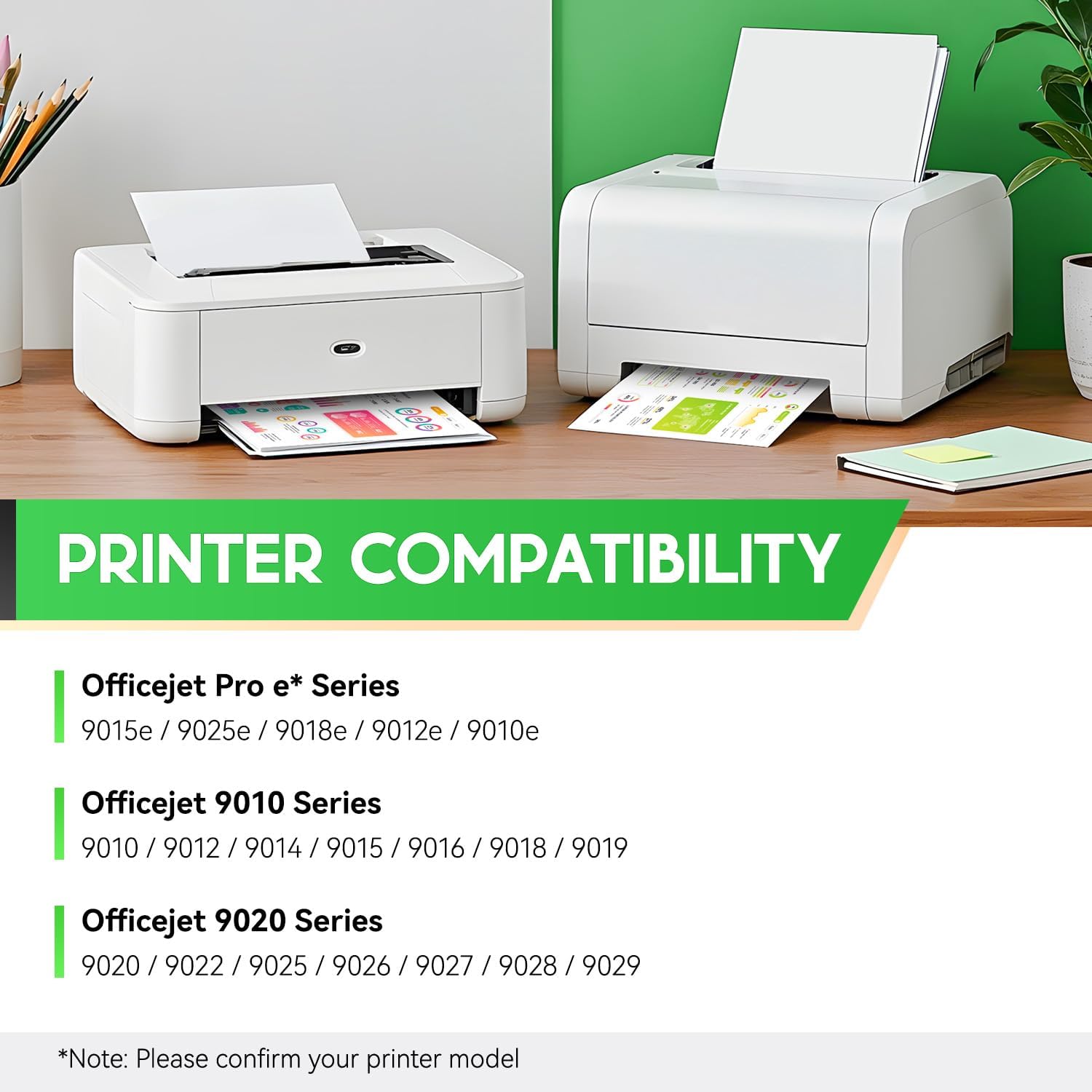 962XL Ink Cartridges Combo 4-Pack High Yield Replacement for HP 962 962XL Ink Compatible with OfficeJet 9012 Pro 9010 9014 9015 9016 9018 9019 9020 9022 9025 9028 e Printers Black Cyan Magenta Yellow