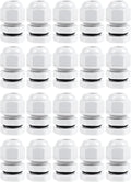 XHF 20 Pcs 1/4 Inch IP68 Strain Relief Nylon Cord Grip NPT Cable Glands Adjustable UL Listed and RoHS Compliant (Grey)