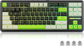 Redragon K734B Wireless Mechanical Keyboard,3-Modes Bluetooth Gasket Hot Swappable TKL RGB Custom Keyboard,Pre-lubed Switches, 81 Keys PBT Keycaps, South-Facing LEDs Socket