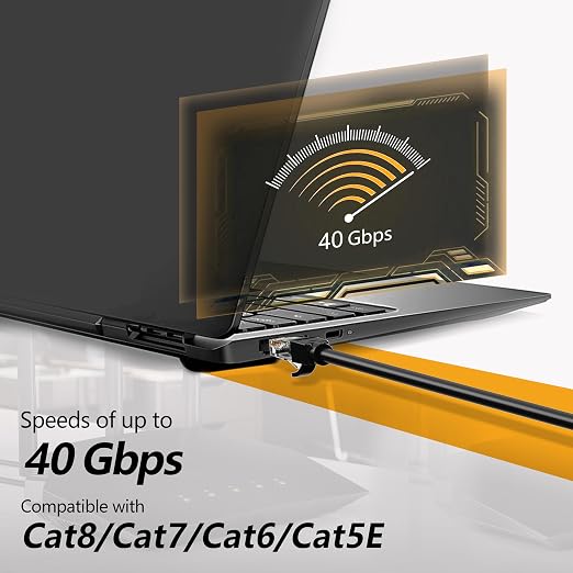Ethernet Cable 100ft For Cat6/Cat5E, 10Gbps Compatible - Image 4