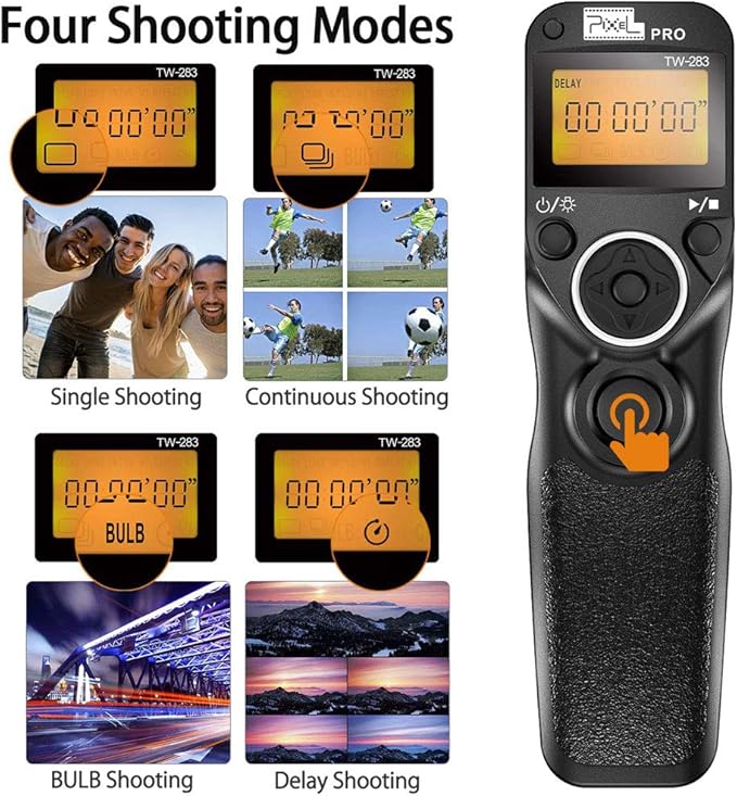 Pixel TW-283 E3 Wireless Shutter Release Remote Control Compatible - Image 7