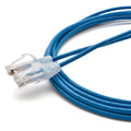 TRUECABLE Cat6 Component Rated Patch Cable, Unshielded (U/UTP), 10ft, Blue, 28AWG Solid Copper, Snagless 10G High-Speed Ethernet Cable, PoE++ 4PPoE 100W, UL Listed, RoHS-3, 1 Pack