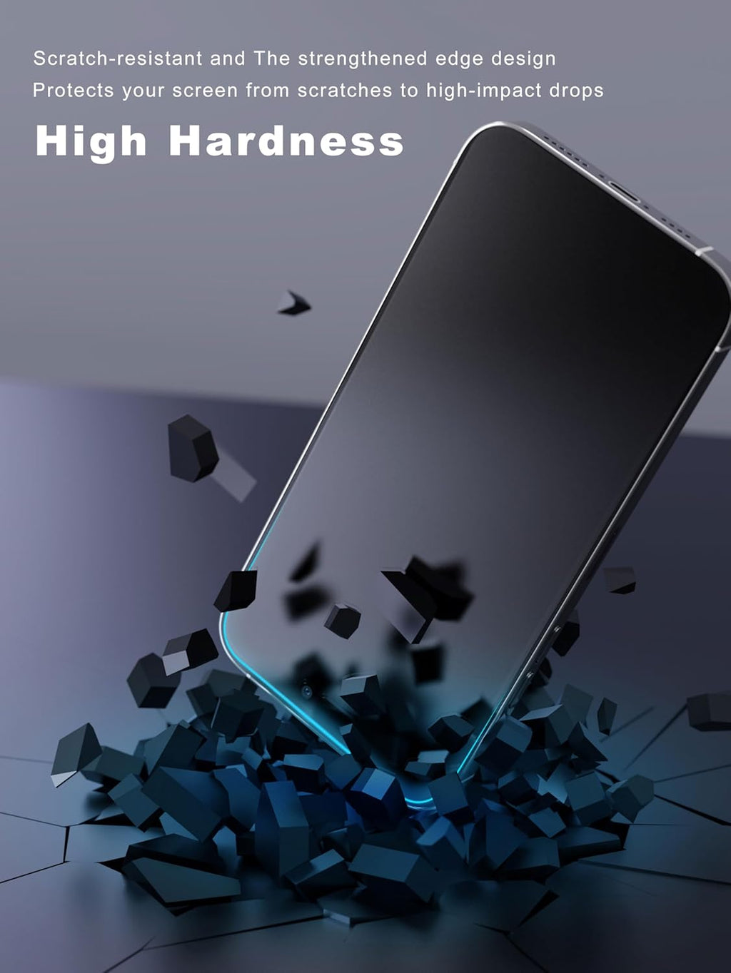 2 Pack for iPhone 16 Plus Matte Screen Protector 6.7 inch, Anti Fingerprint Anti Glare Screen Protector Tempered Glass Easy Installation