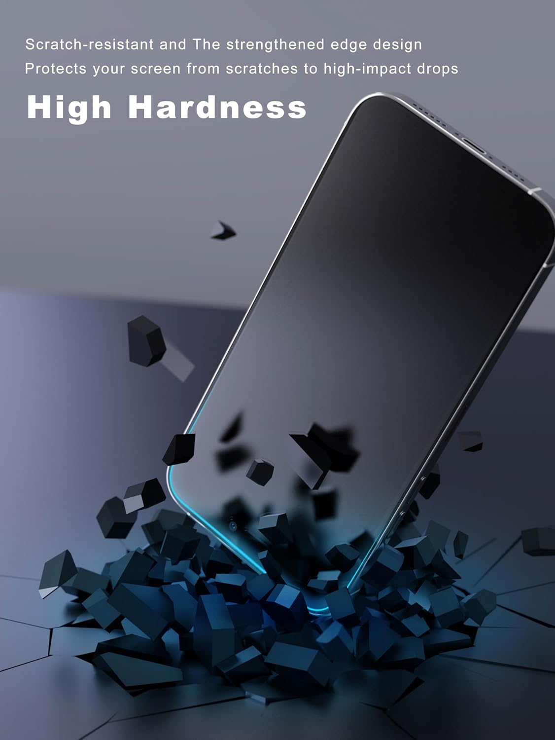 2 Pack for iPhone 16 Plus Matte Screen Protector 6.7 inch, Anti Fingerprint Anti Glare Screen Protector Tempered Glass Easy Installation