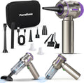 PeroBuno Electric Air Duster, Mini Vacuum Cleaner Cordless, 2-in-1, 200000RPM, 35mins Runtime, Rechargeable Outdoor Blower with 3 Gear for Car Computer Keyboard Cleaning