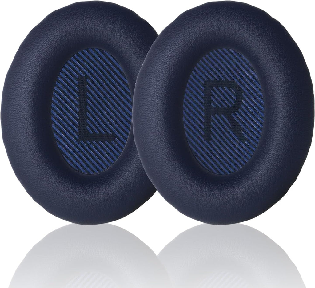Replacement Earpads Cushions for Bose QuietComfort 35 & Quiet Comfort 35 II, Headphones Ear Covers Ear Pads for Bose QC35/QC35II/25/15 QC2 / Ae2 / Ae2i / Ae2W / Sound Link/Sound True-Blue