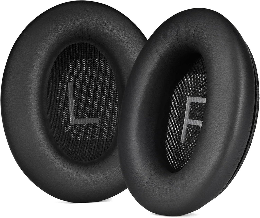 QC45 Earpads Replacement for Bose QuietComfort 45 (QC45)/QuietComfort SE (QC SE)/Quiet Comfort Wireless Over-Ear Headphones, Ear Pads Cushions with Durable Protein Leather Noise Cancelling Foam
