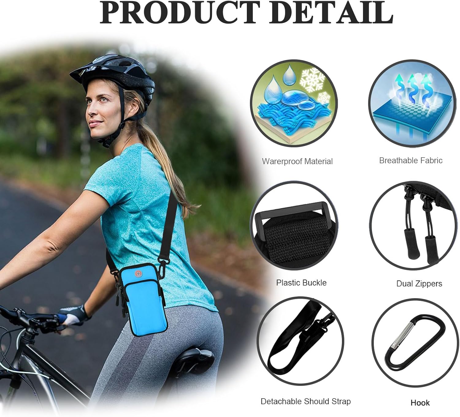 Phone Holder for Running Armband,Cell Phone Purse Crossbody for Women Men Kids,iPhone 16 16e 15 14 13 12 11 Pro Max Xs Xr X Plus SE Mini Galaxy Ultra S24 S25 Note Pouch Exercise Arm Bands Bag