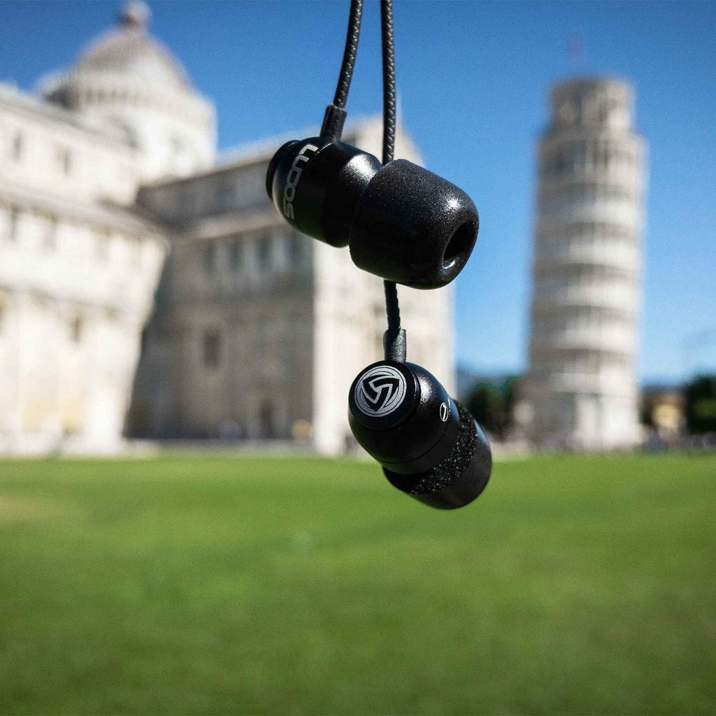 Ludos Clamor Wired Earbuds in-Ear Headphones, 5 Years Warranty, Earphones with Microphone, Noise Isolating Ear Buds for School, Kids, Women, Small Ear