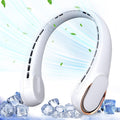 Portable Neck Fan, Bladeless Neck Fan, USB Rechargeable Personal Fan, 4000 mAh Battery Operated Fan, 3 Speeds Adjustable,Faster Cooling, Ultra Quiet, Suitable for Home, Office, Sports