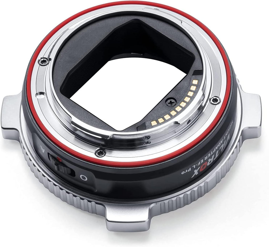 VILTROX EF-L Pro Auto Focus Lens Mount Adapter With Security Lock for Canon EF/EF-S to L Mount Camera - Compatible With Leica SL2, Lumix S1 S1H S5, Sigma fp L - Ideal for Large Lenses