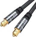 BlueRigger Digital Optical Audio Toslink Cable (1.5FT, Fiber Optic, Aluminum Shell, 24K Gold-Plated) - Compatible with Home Theatre, Sound Bar, TV, Xbox, PlayStation PS4 – Premium Series