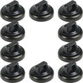 Magnet Zip Tie Mount Magnetic Zip Ties Mount Base Holder Multipurpose Wire Cable Holder Mount Wire Clips Management for Home Office Marine Electrical Wiring (D19 0.75in, 10 Piece)