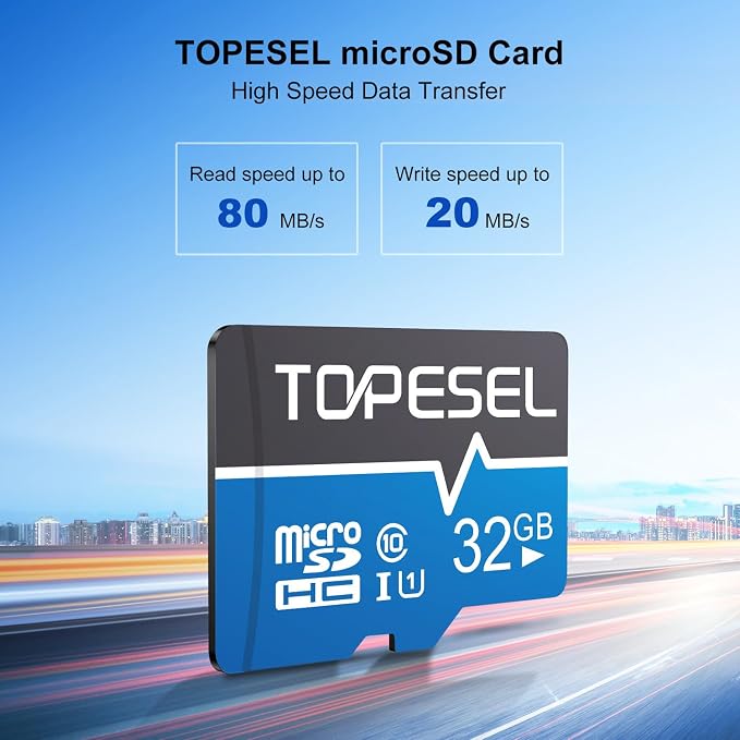 TOPESEL 32GB Micro SD Card 2 Pack Memory Cards MicroSDHC UHS-I TF Card Class 10 - Image 2
