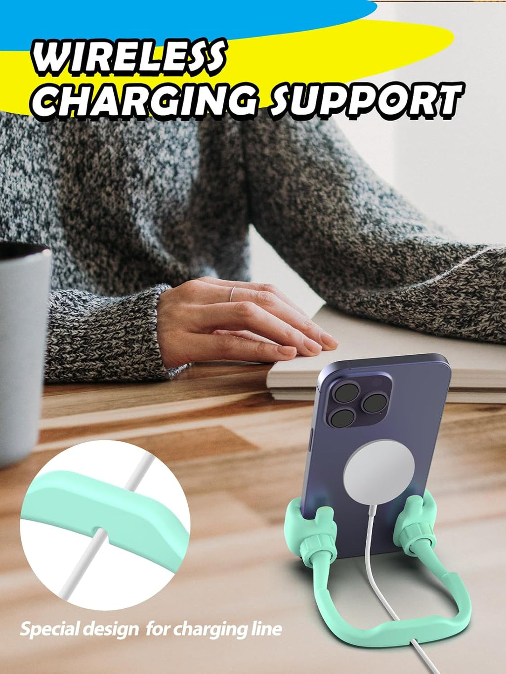 Graduation Gifts for Boys Girls Cell Phone Stand: Thumbs Up Lazy Phone Stand Holder Funny Gadgets Birthday Gifts for Kids Teens Adults Men Women Teenage Dad Mom Husband Wife Who Have Everything