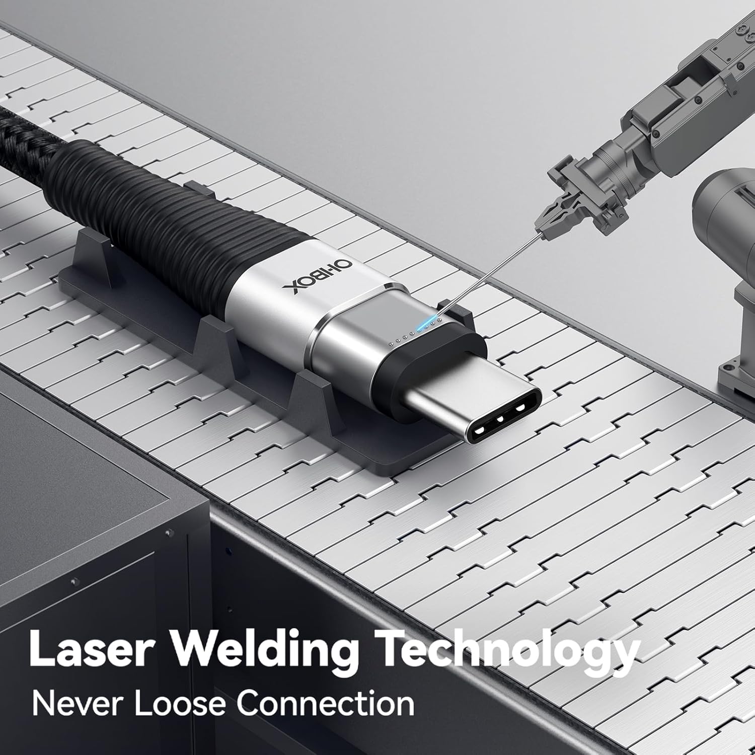 Extra Long USB C to USB C Cable 15FT 100W, USB C Charger Cable Fast Charging Cord Braided, Type C Cable for iPhone 16 15/15Plus/15Pro/Max, MacBook Pro/Air, iPad Pro/Air/Mini,Samsung,Pixel,Laptop