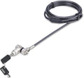 StarTech.com 3-in-1 Universal Laptop Lock 6.6ft (2m), Master Keyed Security Cable, Compatible with Noble Wedge/Nano/K-Slot; TAA