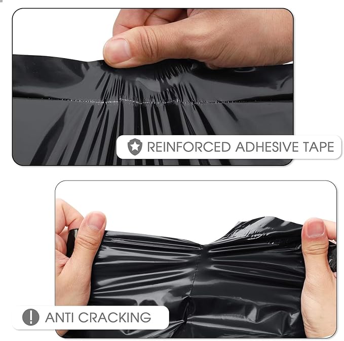 Metronic Poly Mailers 19x24 Inch 1500pcs Black, Large Shipping Bags - Image 3