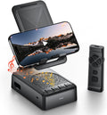 Cell Phone Stand with Bluetooth Speaker and Remote Control(Video Control/Camera Control),Birthday Gift, Portable Bluetooth Speaker for Home and Outdoors, All Day Playtime, Compatible with iOS/Android