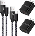 USB Type C Charger Fast Charge Dual USB Wall Plug Charging Blocks Android C Charger Cable Cord for Samsung Galaxy S24 S23 S22 S21 Ultra Plus S20 FE S10 S9 Note 20 10 A10e A01 A11 A12 A21 A20 A31 A42