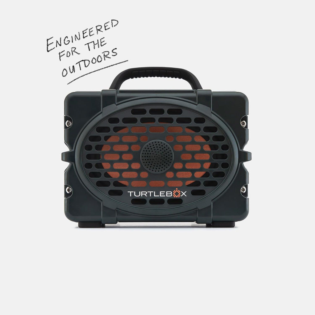 Turtlebox Original Gen 3: Portable Outdoor Bluetooth Speaker – Ultra-Loud (120dB), Waterproof (IP67), Rugged, Impact-Resistant, 3-Day Battery | Party Mode: Unlimited Pairing Stereo, Green/Camo